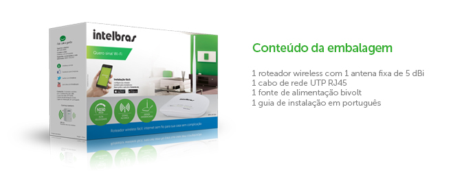 Roteador Wireless Intelbras WRN 240 Slim N 150 Infobyte